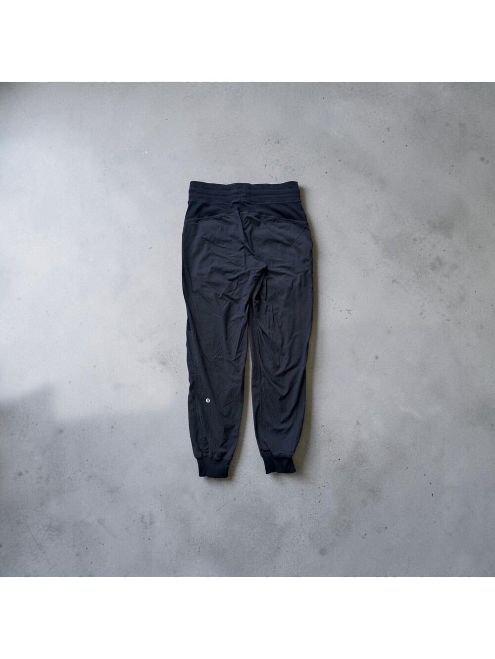 Lululemon Dance Studio Jogger Black Pinstripe Textured Athletic Pants Womens